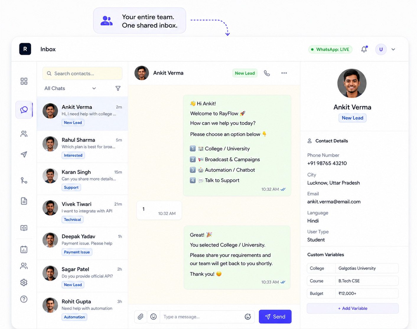 Shared Team Inbox